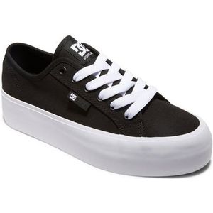 DC Shoes Handmatige sneakers voor dames, zwart wit, 42 EU