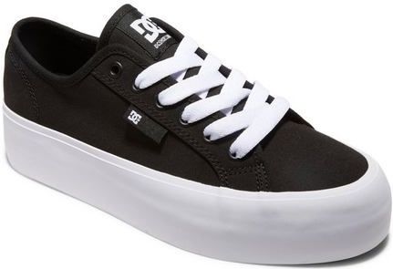DC Shoes Handmatige sneakers voor dames, zwart wit, 42 EU