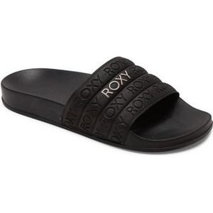Roxy Slippy sandaal voor dames, Zwart M Goud, 38 EU
