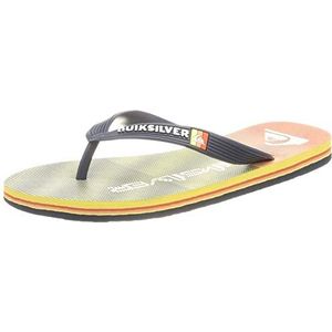 Quiksilver Molokai massieve jongenssandalen, Blauw Oranje, 29 EU