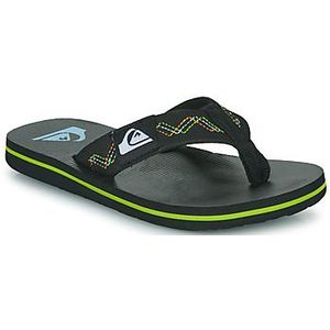 Quiksilver Molokai Stitchy sandalen voor jongens, Zwart Zwart Groen, 28 EU