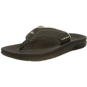 Quiksilver MATHODIC Herensandalen Recovery zwart/grijs/bruin, 44 EU, zwart, grijs, bruin.