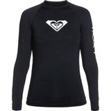 Roxy - UV Rashguard voor meisjes - Whole Hearted - Longsleeve - Antraciet - maat 92cm