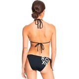 Roxy - Beach Classics Tie Side - Triangel Bikini - Zwart - Zachte, Bestendige Stretchstof, Verwijderbare Pads, Verstelbare Bandjes