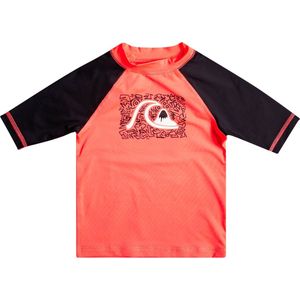 Quiksilver - UV-Zwemshirt met korte mouwen voor jongens- Next gen - Koraal - maat 110cm