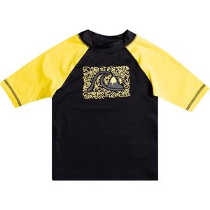 Quiksilver - UV-Zwemshirt met korte mouwen voor jongens- Next gen - Zwart - maat 92cm