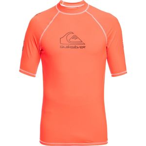 Quiksilver - UV-Zwemshirt met korte mouwen voor mannen - On tour - Koraal - maat XS