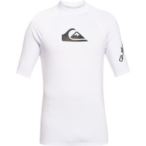 Quiksilver - UV-Zwemshirt met korte mouwen voor mannen - All time - Wit