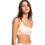 Quiksilver - Classic One Shoulder Aop - Bikinitop - Wit