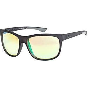 Quiksilver Crusader zonnebril voor heren Photochromic EQYEY03173, grijs/groen (Ml Green), taille unique