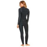 Roxy - Swell Series - Wetsuit - Zwart - 5/4/3 Mm, Eco StretchFlight-stof, Borstritssluiting