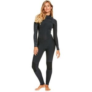 Roxy - Swell Series - Wetsuit - Zwart - 5/4/3 Mm, Eco StretchFlight-stof, Borstritssluiting