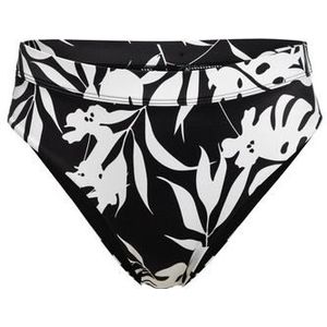 ROXY - Love The Shorey - Bikinislip - Bedrukt Zwart/Wit - Zachte Stretch Stof
