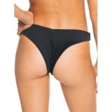 ROXY - Bikinibroekje - Zwart - Gerecycled Ribgebreid Stof