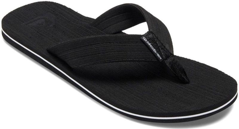 Quiksilver - Molokai Layback - Teenslippers - Zwart - Zacht Suèdachtige Eva-bovendeel