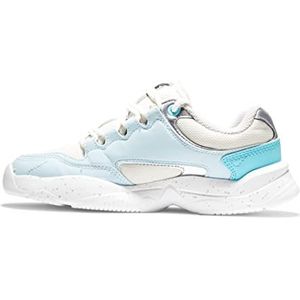 DC Shoes Decel-Leather Shoes for Women Sneakers, blauw/wit/blauw, 36,5 EU