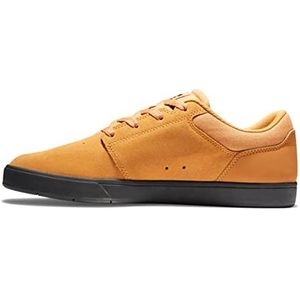 DC Shoes Heren Crisis 2-Leather Shoes for Men Sneaker, Wheat/Black, 48,5 EU