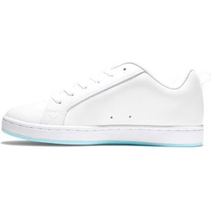 DC Shoes Court Graffik-Shoes voor dames, sneakers, wit/blauw, 37,5 EU