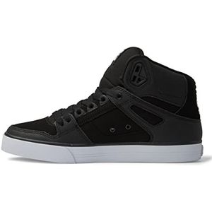 DC Shoes Pure Sneakers voor heren, Black Black White, 40.5 EU