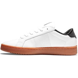 DC Shoes Striker-Leather Shoes for Men Sneakers voor heren, wit/grijs, 39 EU