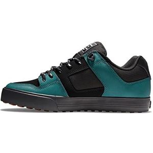 DC Shoes Pure sneakers voor heren, zwart/groen/zwart, 48,5 EU