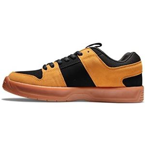 DC Shoes Lynx Zero-Leather Shoes for Men Sneakers, Black/Wheat, 40 EU