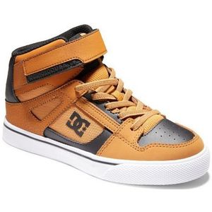 DC Shoes Pure High-Top Ev, skateboardschoenen voor jongens, Wheat Black, 34 EU