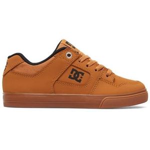 DC Shoes Jongens puur lederen schoenen voor kinderen sneakers, WHITE BLACK RED, 34 EU