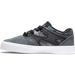 DC Shoes Kalis Vulc-Shoes voor Kids Sneaker, Black Camouflage, 32 EU