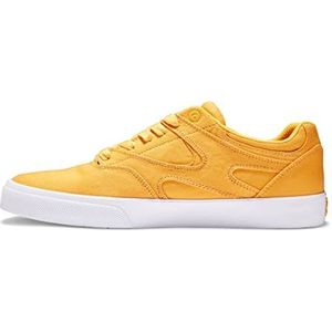 DC Shoes Kalis Vulc-Leather Shoes for Men Sneakers, goud, 39 EU