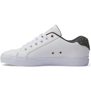 DC Shoes Chelsea Plus Se Sneakers voor dames, Wit Roze Stencil, 36 EU