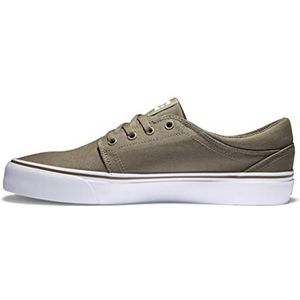 DC Shoes Trase-hoes voor heren, sneakers, olijf/wit, 37,5 EU