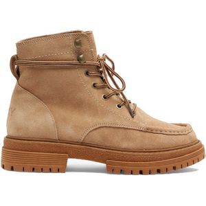 Roxy - Mocassins - Suèdeleer - Zwart - Duurzame Buitenzoal