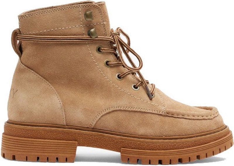 Roxy - Mocassins - Suèdeleer - Zwart - Duurzame Buitenzoal