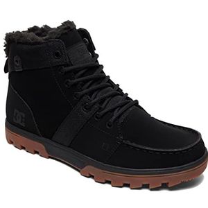 DC Shoes - Woodland - Bootschoen - Black Gum - Leren Design - Sherpa-voering
