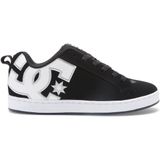 DC Shoes - Court Graffik - Sneaker - Zwart Wit - Nubuckleer en Leren