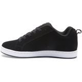 DC Shoes - Court Graffik - Sneaker - Zwart Wit - Nubuckleer en Leren