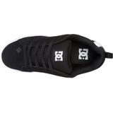 DC Shoes - Court Graffik - Sneaker - Zwart Wit - Nubuckleer en Leren