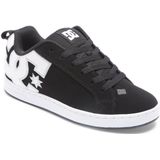 DC Shoes - Court Graffik - Sneaker - Zwart Wit - Nubuckleer en Leren