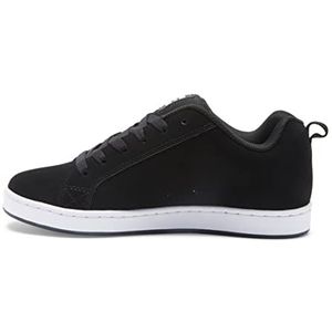 DC Shoes Court Graffik Sneakers voor dames, zwart/wit, maat 38,5 EU, Zwart Wit Stencil, 38.5 EU