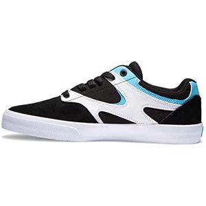 DC Shoes Kalis Vulc Sneakers voor heren, zwart wit blauw, 40.5 EU