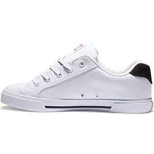 DC Shoes Chelsea Sneakers voor dames, wit/zebra, 36 EU, Witte zebra., 36 EU