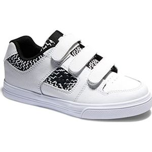 DC Shoes Pure V Sneaker, zwart/wit print, 39 EU, Black White Print, 39 EU