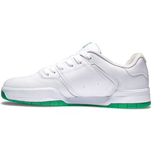 DC Shoes Central sneakers voor heren, wit/groen, 40,5 EU, witgroen., 40.5 EU