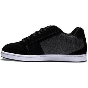DC Shoes Heren Net Sneaker, Zwart/Armor/Zwart, 40,5 EU, Black Armor Black, 40.5 EU