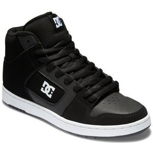 DC Shoes - Manteca 4 Hi - Sneakers - Zwart/Wit - Vetersluiting - Leer
