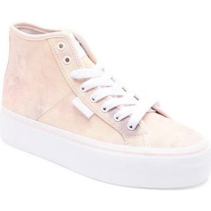 DC Shoes Dames Manual HI Platform Sneaker, Peach Parfait, 39 EU, Peach Parfait, 39 EU