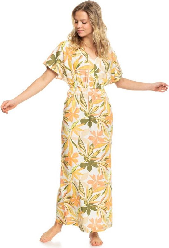 Roxy - Dynamite Girl Again - Midi-jurk - Enkellang - Korte Mouwen