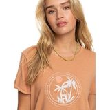 Roxy - Ocean After - T-shirt - Oranje - Korte Mouwen - Dames