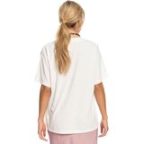 Roxy - Crystal Vision B - T-shirt - Beige - Korte Mouwen - Oversized Pasvorm